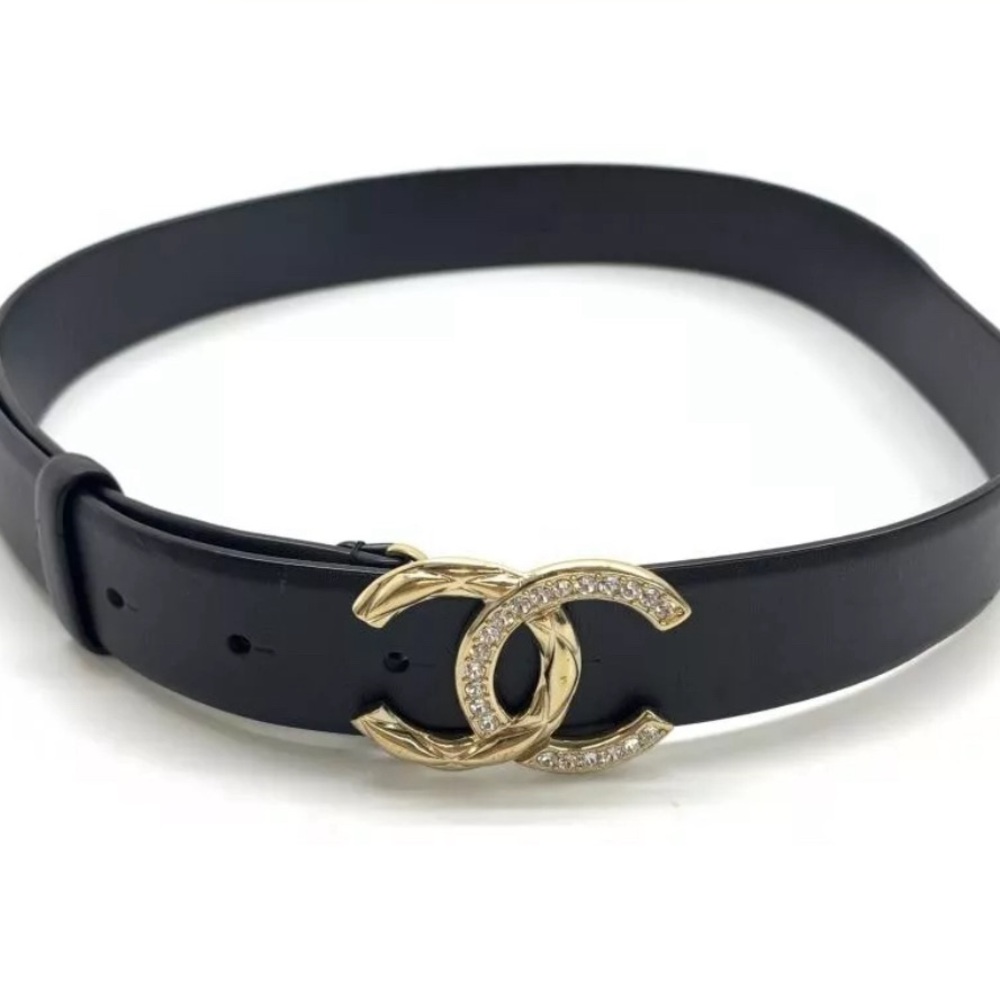 RARE Leather Chanel Belt